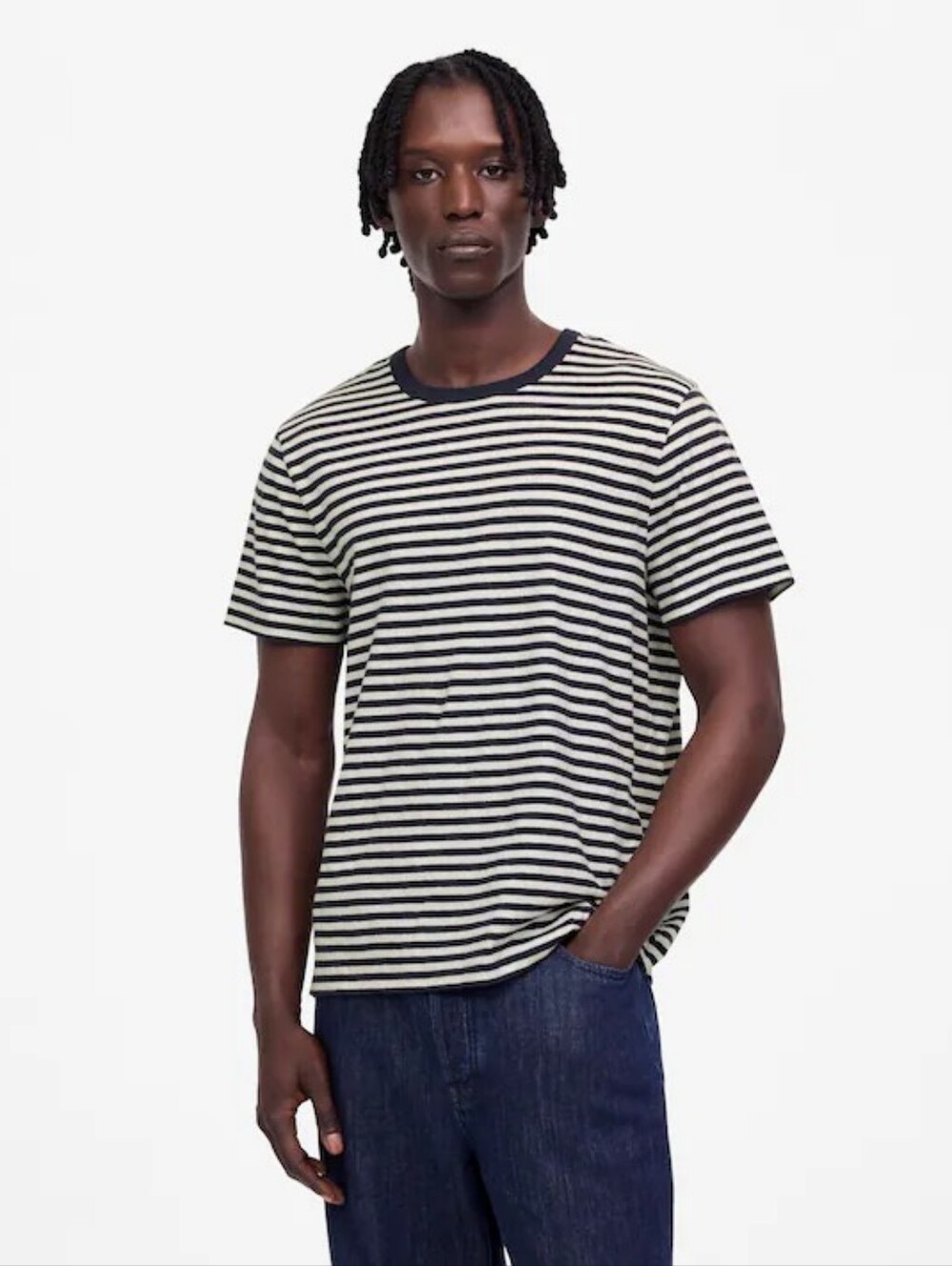 Madewell Mens Allday Tee Linen Blend